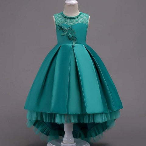 Beautiful Pattern Flower Girl Dress - Multiple Colors