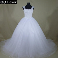 Bling Beaded Ball Gown Wedding Dress