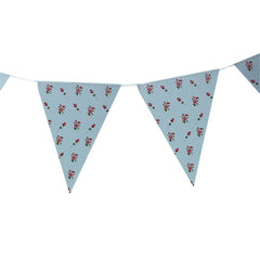 Blue Round Dotted Rose Printed Multiple Products