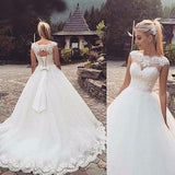 Bohemian Lace A-Line Wedding Dress 2019