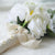 Boho Bridal Wedding Bouquet Real Touch White Calla Lily  Flowers