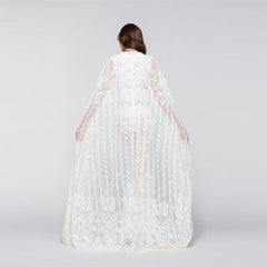 Boho Long Sheath Wedding Dress