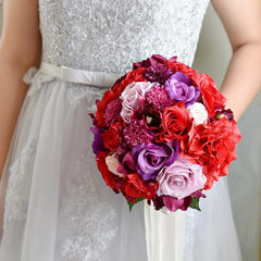 Bouquet Red Rose hydrangea Wedding Bouquet