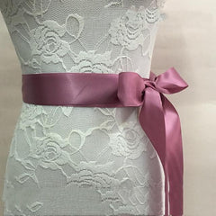 Bridal Belt Crystal Satin & Rhinestone Pick Ribbon Color
