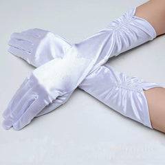 Bridal Gloves Beige/white/blk/red