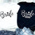 Bride Diamond Letter Printed T-Shirt