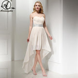 Bridesmaid Dress Chiffon Tulle With Wide Belt