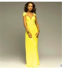 Bridesmaid Dress Pleated Floor length Country Beach Wedding