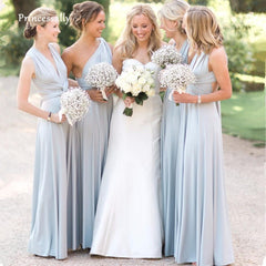 Bridesmaid Dress Pleated Floor length Country Beach Wedding