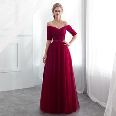 Bridesmaid Dress Satin Tulle A-Line - Multiple Colors