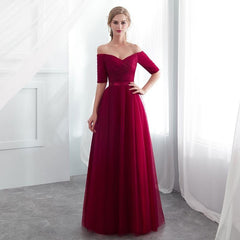Bridesmaid Dress Satin Tulle A-Line - Multiple Colors