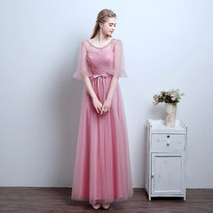 Bridesmaid Dresses 4 Styles Soft Tulle Floor-length