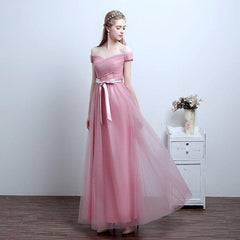 Bridesmaid Dresses 4 Styles Soft Tulle Floor-length