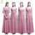 Bridesmaid Dresses 4 Styles Soft Tulle Floor-length
