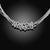 Bubble Necklace in 18K White Gold Plated