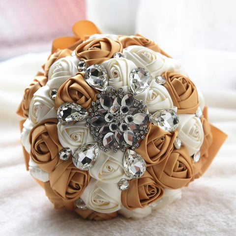 Charming  Roses Wedding Bouquet Multiple Colors