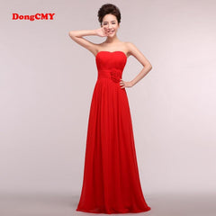 Chiffon Sweetheart Bridesmaid Dress Empire Waist