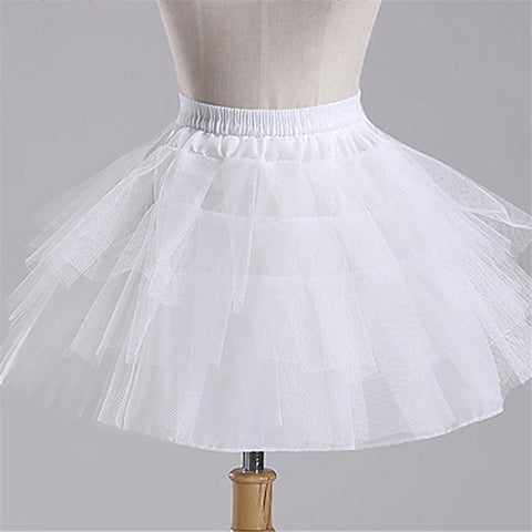 Childrens Petticoats for Formal/Flower Girl Dress Hoopless Short Crinoline