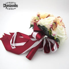 Coral Rose and pink hydrangea Wedding Bouquet Multiple Options