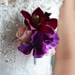 Corsage or Wedding Boutonniere 2 Color Options