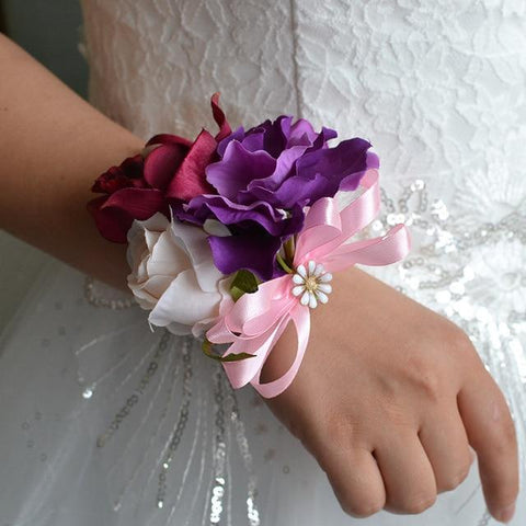 Corsage or Wedding Boutonniere 2 Color Options