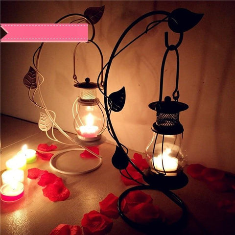 Creative  Weddings Candles Holders White Black Candles  Wedding Centerpieces