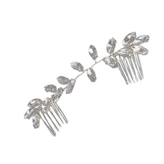 Crystal Bridal Hair Comb Silver or Gold