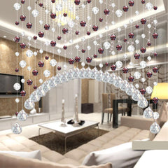 Crystal Glass Bead Curtain Multiple Colors