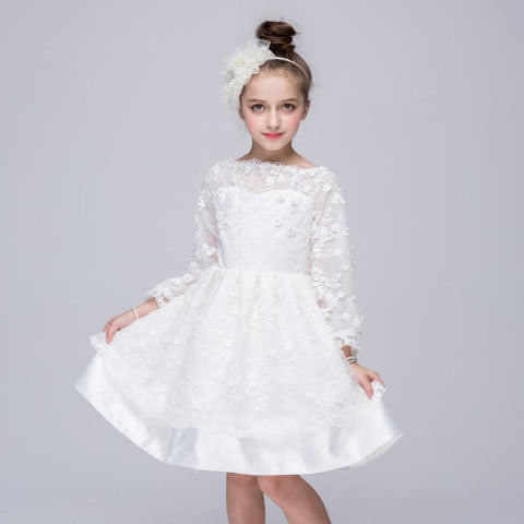 Dress for Girl Party Wedding Flower Dress Childrens Dress Formal Chiffon Stage Dress