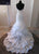 Elegant Sweetheart Mermaid Full-laced Wedding Dress With Layered Ruffles