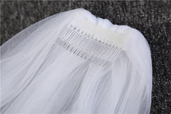 Elegant Wedding Veil 3 Meters Long w/Comb
