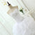 Fashion A Line Applique With Beading Ruffles Wedding Dress