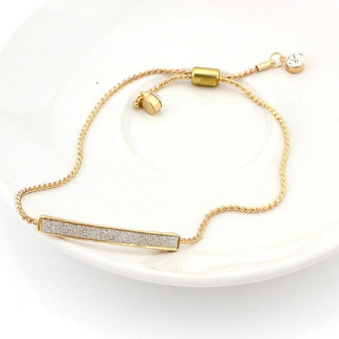 Fashion Alloy Adjustable Bar Bracelet 2 Styles