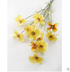 Floace 11pcs/lot Artificial flowers fake Cosmoses lifelike silk flowers for Wedding  centerpiece