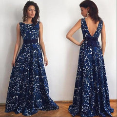Floral Long Formal Dress