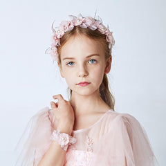 Flower Girls Crown Floral Wreath