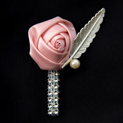 Flower Lapel Pin Mens Wedding Boutonniere