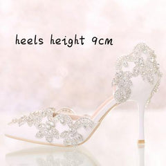 Flower Platform High Heels Multiple Heel Heights