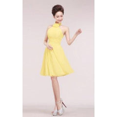 Formal Dress for  Home Coming / Prom  chiffon short a line  halter Multiple Colors
