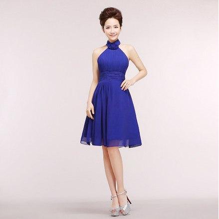 Formal Dress for  Home Coming / Prom  chiffon short a line  halter Multiple Colors