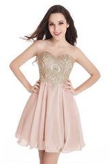 Formal Dress for  Home Coming / Prom Lace Short Tight  Backless Chiffon Multiple Colors