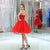 Formal Dress Home Coming / Prom A-line Strapless Short Mini Sequins  Backless
