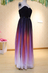Formal Dress Home Coming / Prom  muti-colored floor length