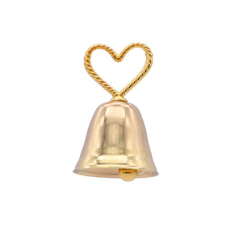 Gold Bell Wedding Place Card Holder