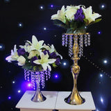 gold silver wedding table centerpieces flower vase