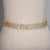 Golden or  Silver Rhinestone Wedding  Belt
