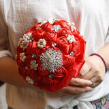 Gorgeous Red Brooch Bouquet