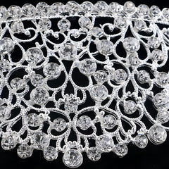 Gorgeous Sparkling Silver Big Wedding Tiara