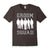 Groom Squad T-shirt - Silver & White Silhouette Multiple Colors