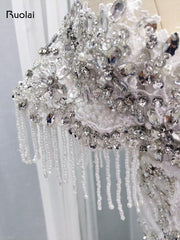 High Quality Luxury Beaded Mermaid Wedding Dress